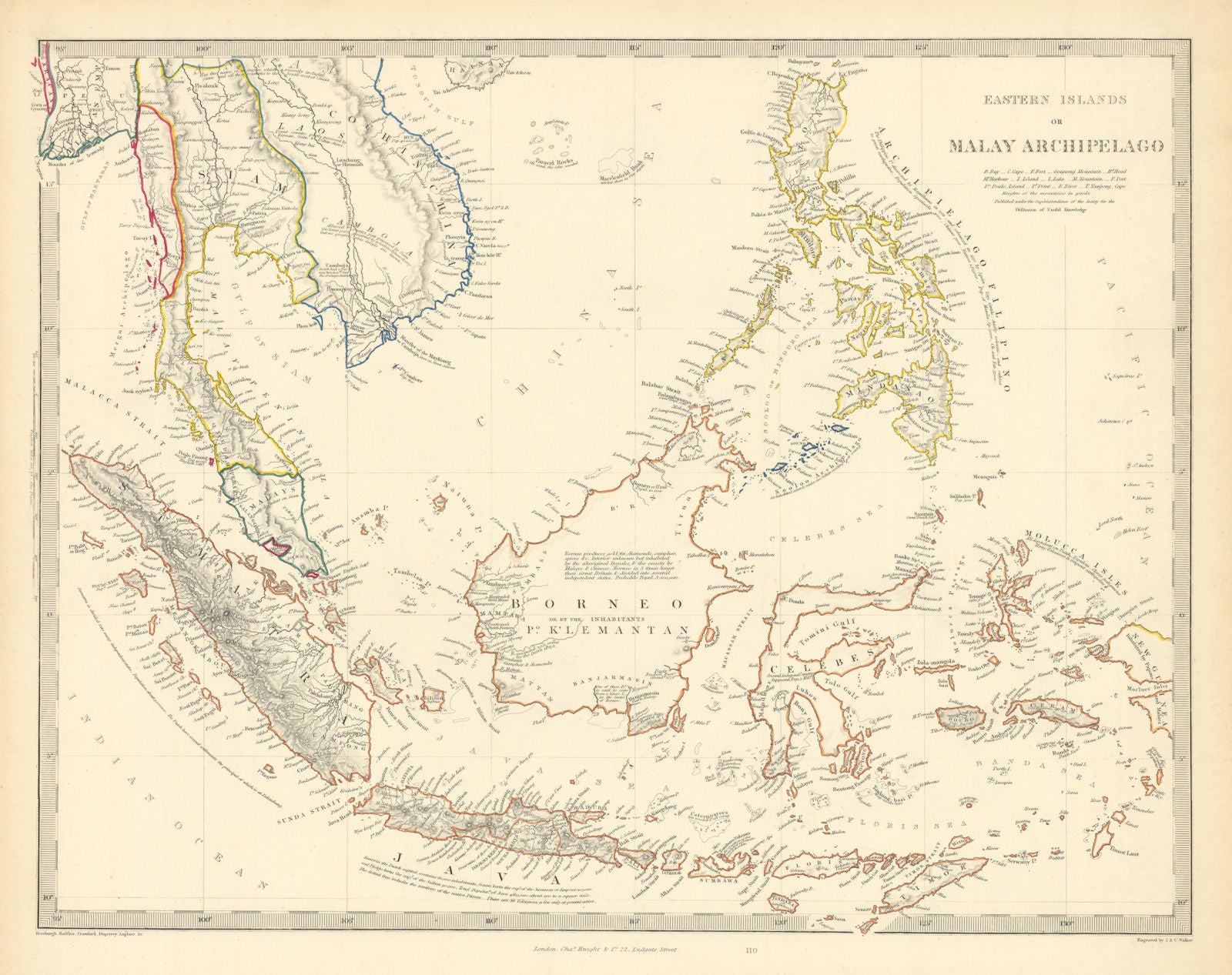 Eastern Islands of Malay Archipelago (Reproduced Map)