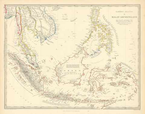 Eastern Islands of Malay Archipelago (Reproduced Map)