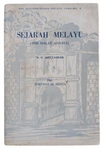 Sejarah Melayu (R.W Shellabear) (1961)