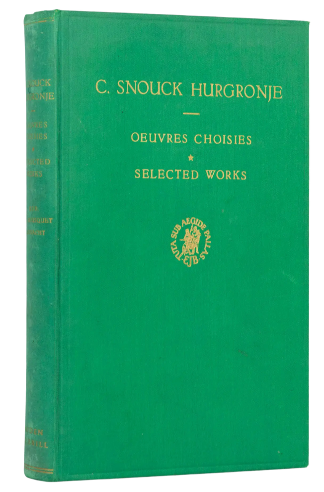 C. Snouck Hurgronje: Selected Works