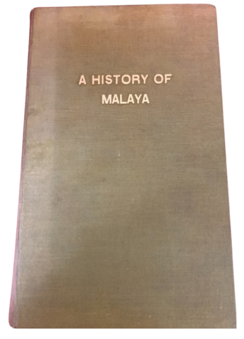 A History of Malaya (1934)