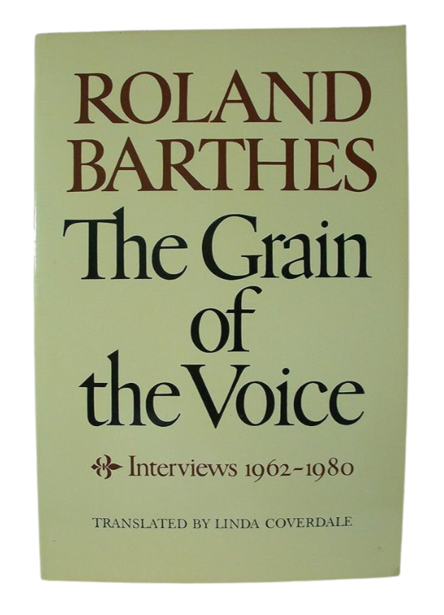 The Grain of the Voice