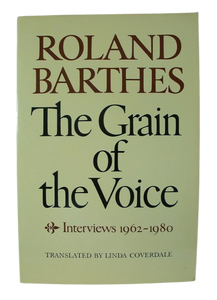 The Grain of the Voice