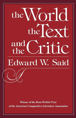 The World, The Text and The Critic