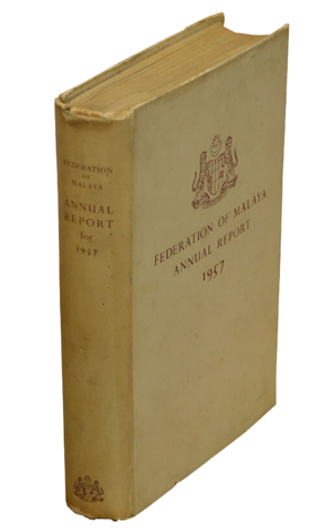 Annual Report of Federation of Malaya (1957) (Rare)