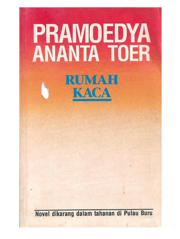 Rumah Kaca ~ Pramoedya Ananta Toer (Rare edition)